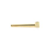 Diamond Gold Roller Pipe, brass, 10 cm