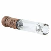 Marley Natural glass & walnut taster