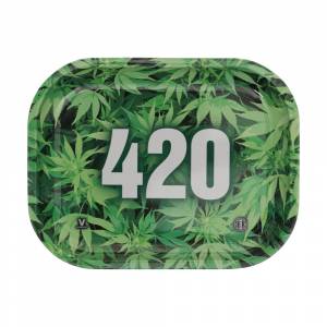420 Cannabis Small Rolling Tray 1x Rolling Tray
