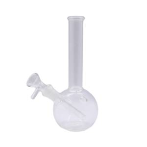 Straight Glass Bong 18cm - glass bong with straight neck
