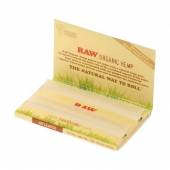 Raw Organic Hemp Single Wide Double Rolling Papers 25 packs (full box)