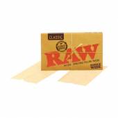 Raw Classic Single Wide Double Rolling Papers 25 packs (full box)