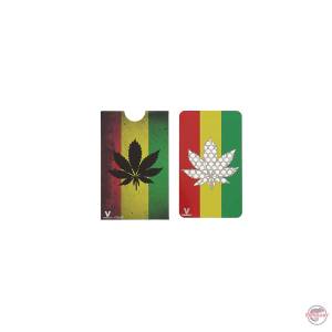 Card Grinder Rasta Leaf